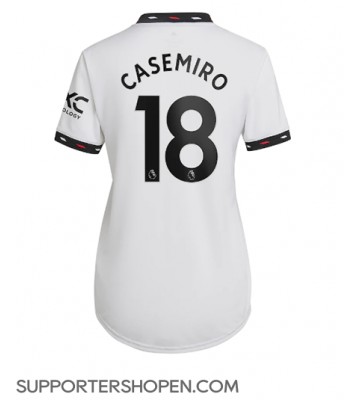 Manchester United Casemiro #18 Borta Matchtröja Dam 2022-23 Kortärmad